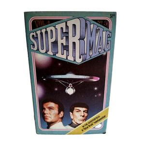 Star Trek Magazine 1980 Space Age Sci-Fi Spock Kirk William Shatner Super Mag